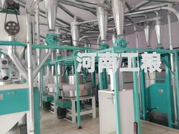 日处理50吨小麦石磨面粉加工设备