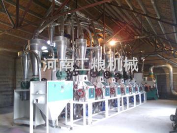 30吨级卧式面粉机